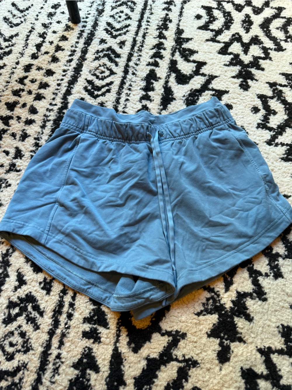 lululemon athletica Dusty Blue Cropped Elastic-Waist Tank